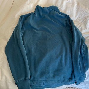 Athleta Cozy Karma Twist Sweatshirt in Teal